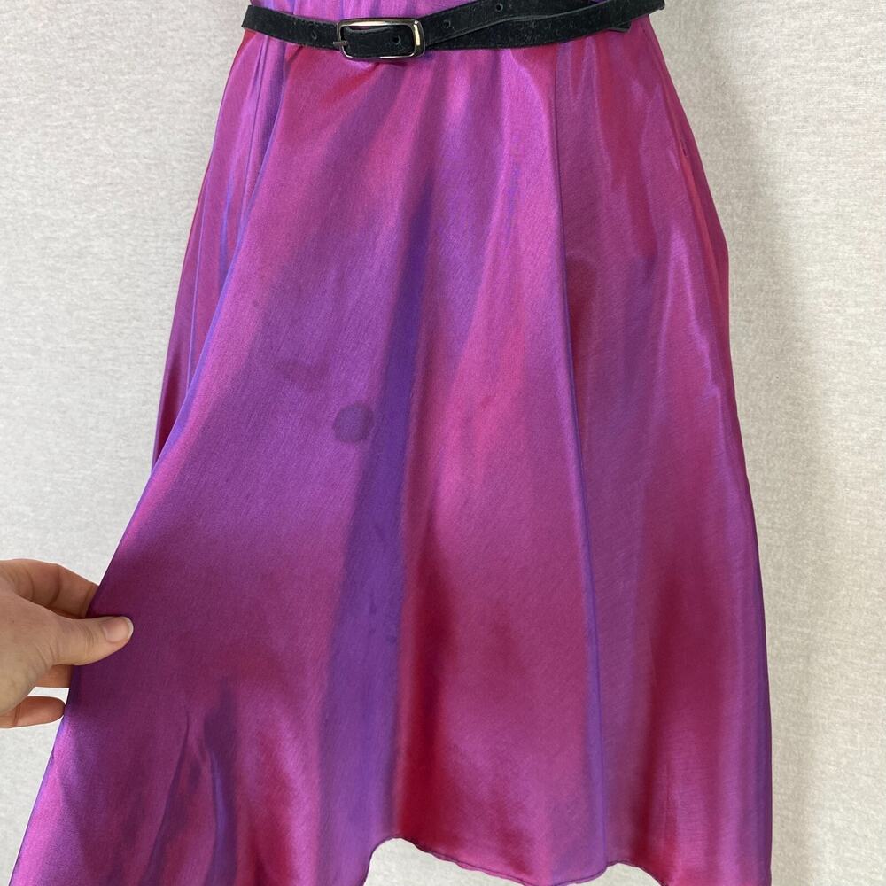 Vintage Byer Too Womens Y2K Fairy Velvet Mini Dress Size 3 Whimsigoth Hoco Event - Picture 4 of 10